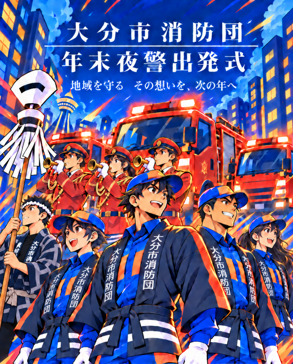 年末夜警出発式ポスター