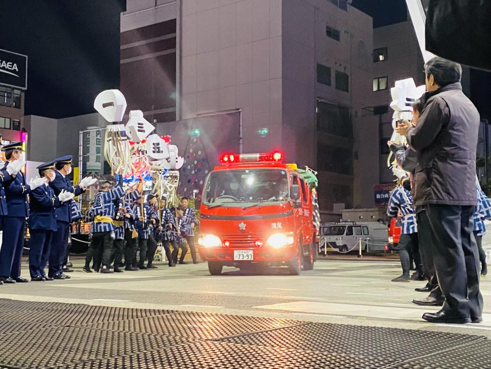 年末夜警の様子