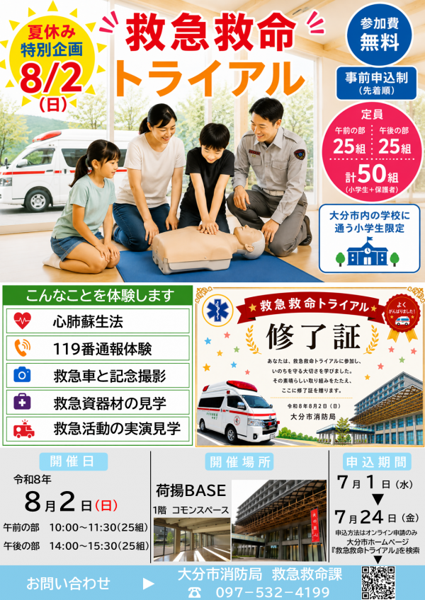 救急救命トライアルポスター