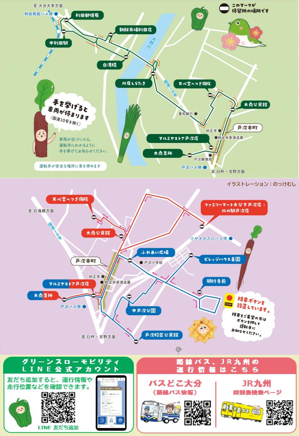 大南地域ルート図