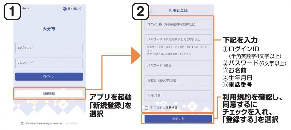 デマンド登録方法1.